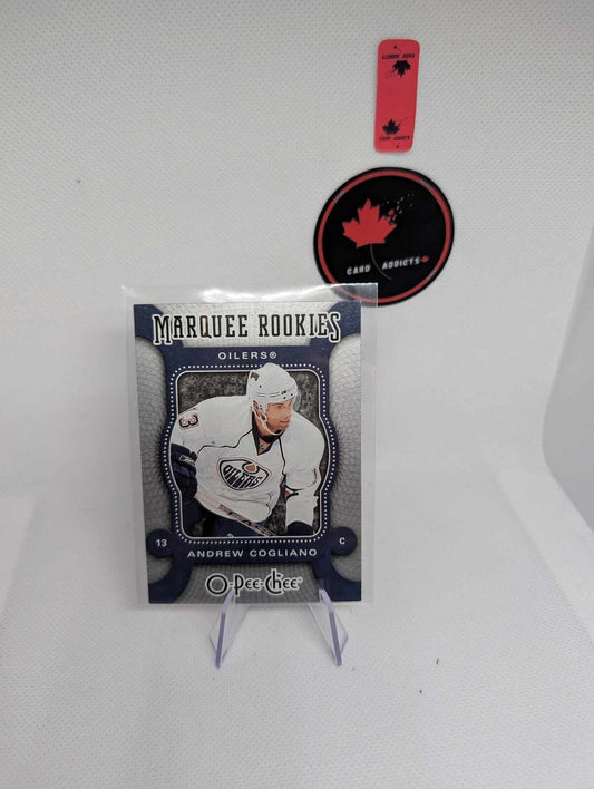 2007-08 O-Pee-Chee MARQUEE ROOKIE Andrew Cogliano Rookie Edmonton Oilers #541