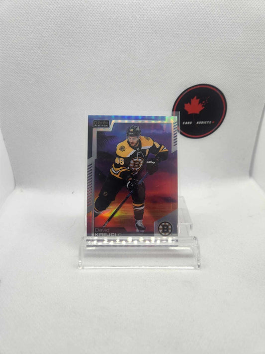 20/21 OPC Platinum Boston Bruins David Krejci Sunset card #77