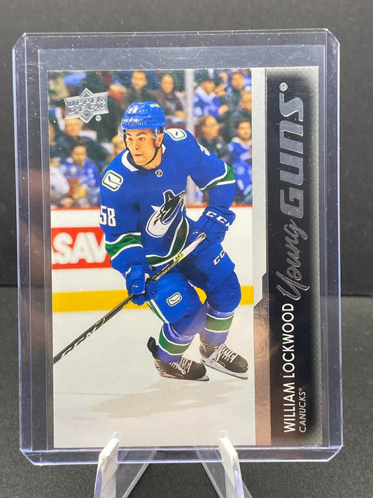 2021-22 Upper Deck Young Guns Hockey Rookie RC #490 William Lockwood