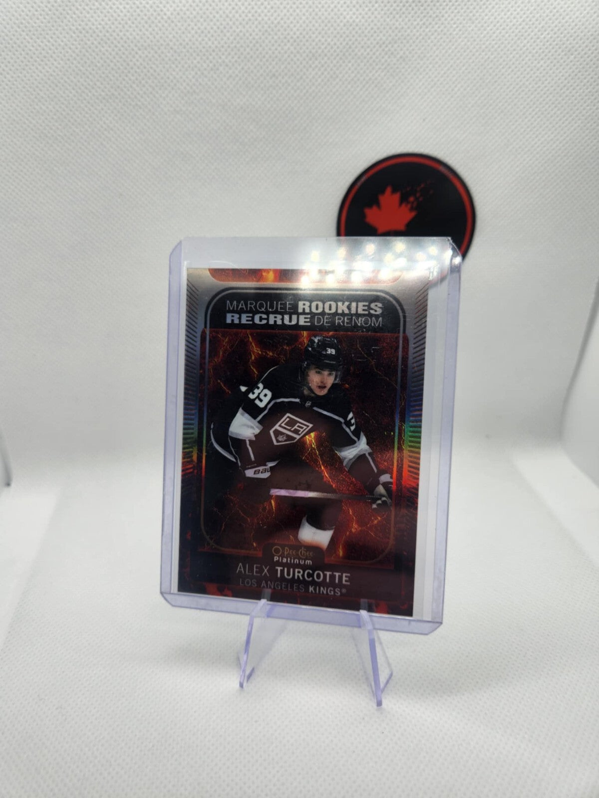 2021-22 O-Pee-Chee Platinum Alex Turcotte Hot Magma /499