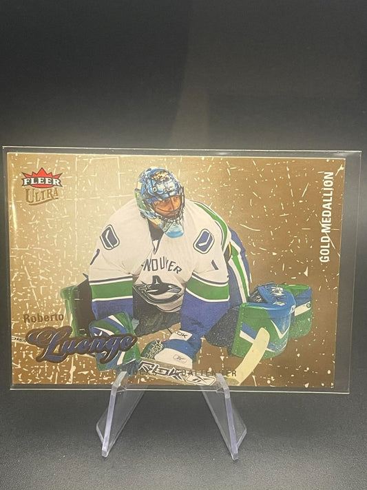 2008-09 Fleer Ultra Gold Medallion Roberto Luongo #199 Vancouver Canucks REF I