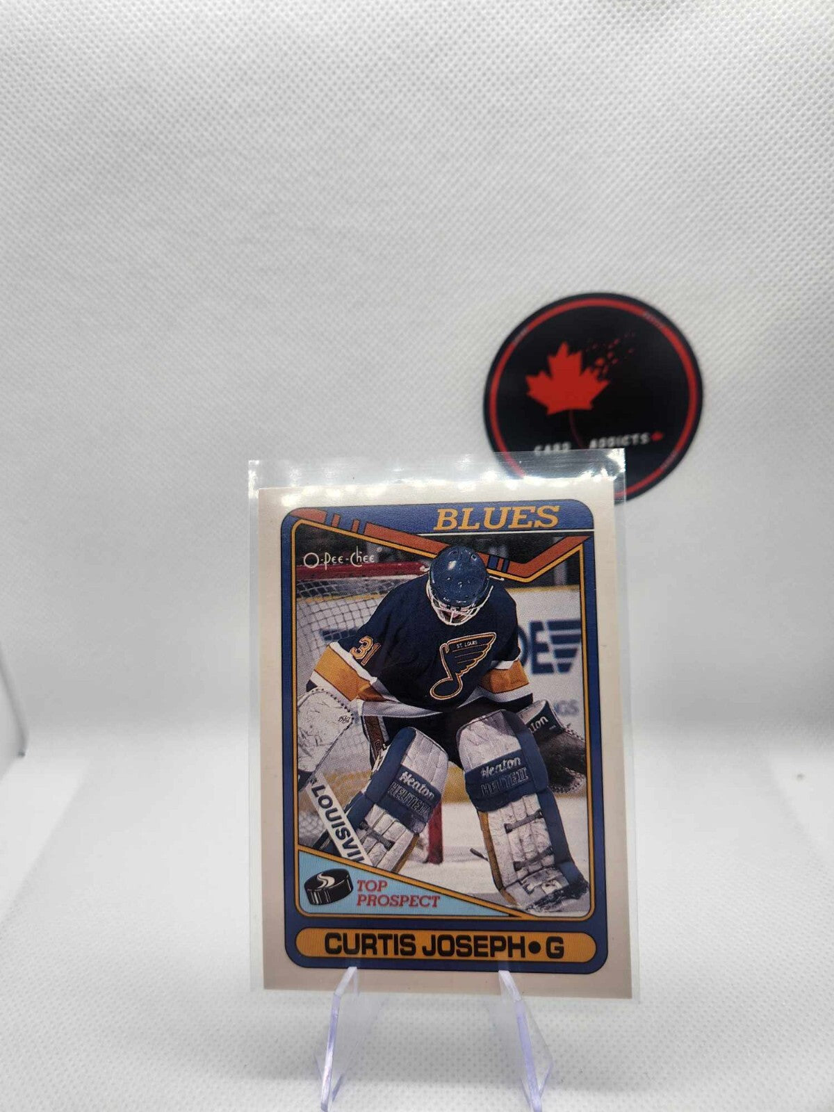 1990-91 Topps Curtis Joseph Top Prospect #171 Hockey St. Louis Blues