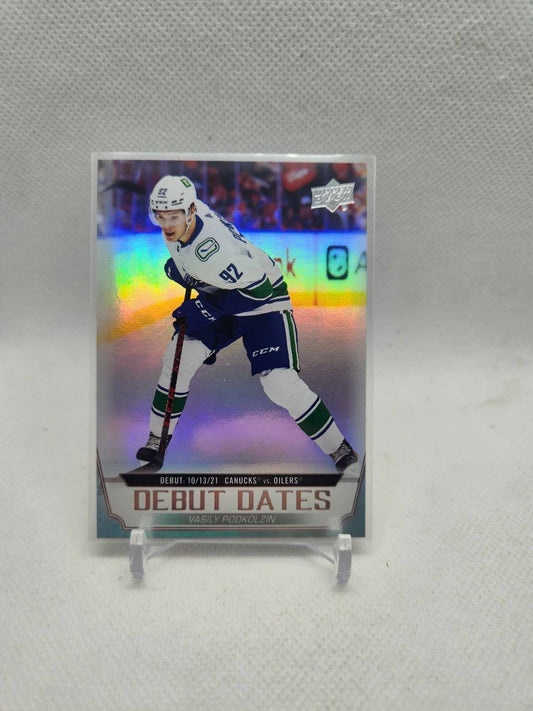 2022-23 Upper Deck Debut Dates #DD -2 Vasily Podkolzin