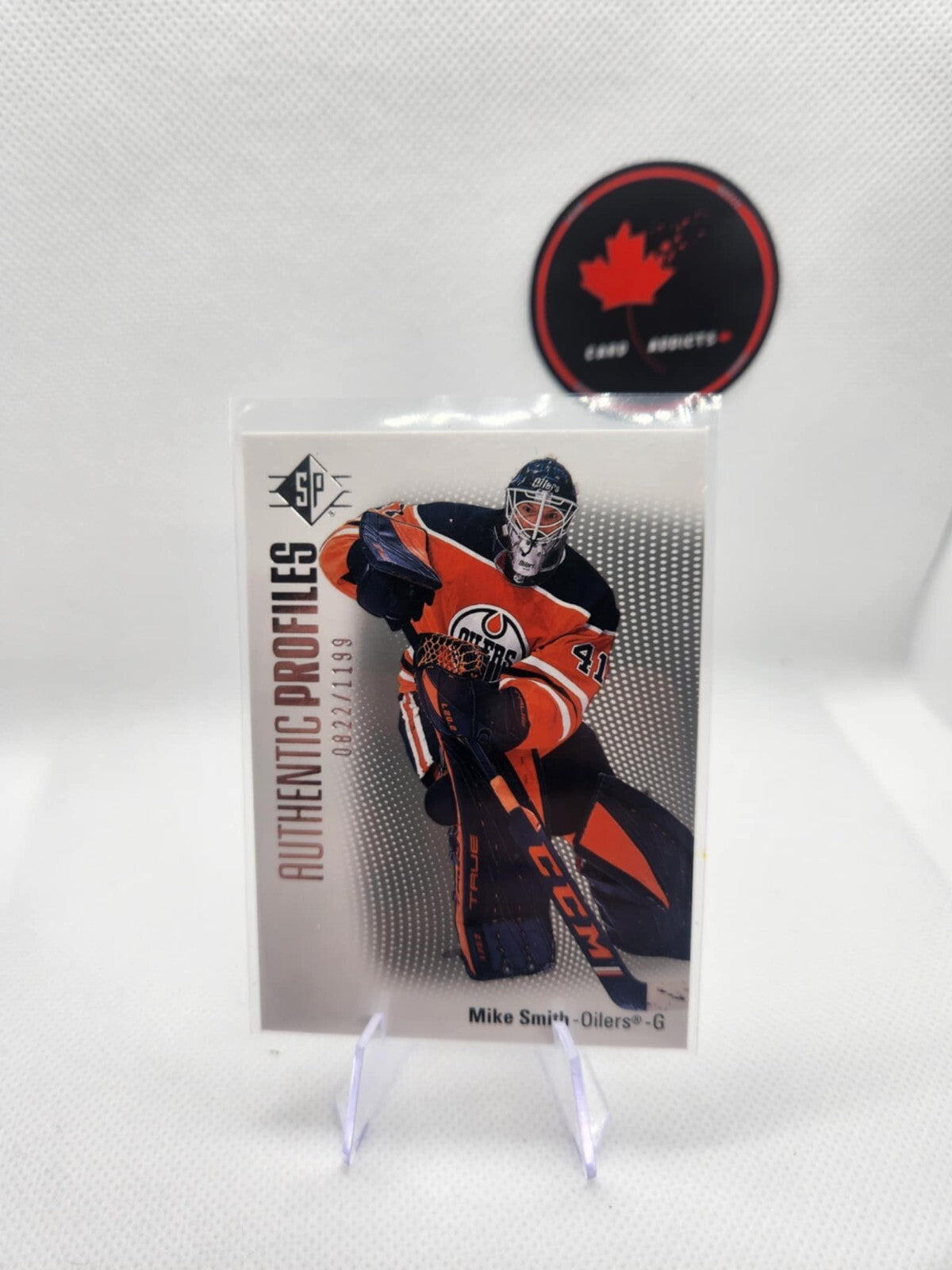 2021-22 UD SP Hockey Authentic Profiles #AP-10 Mike Smith /1199