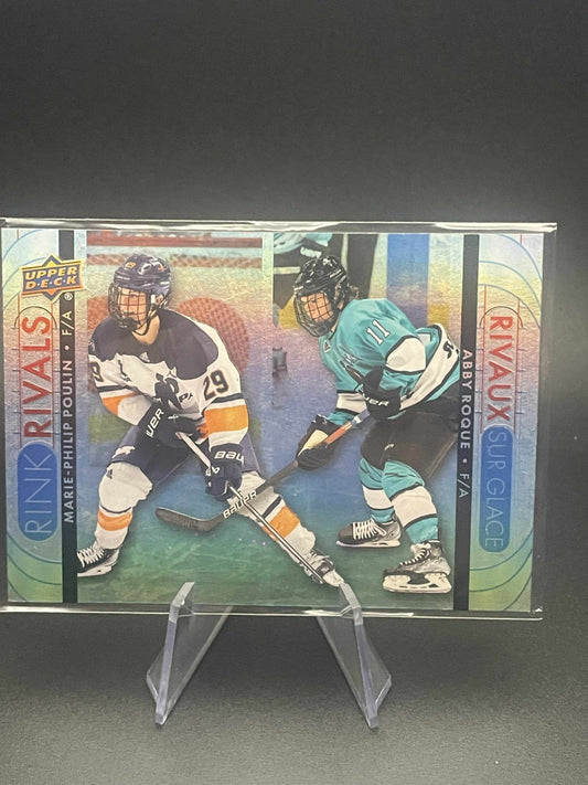 23-24 UD TIM HORTONS DUOS MARIE-PHILIP POULIN ABBY ROQUE RINK RIVALS #RR-14 2023