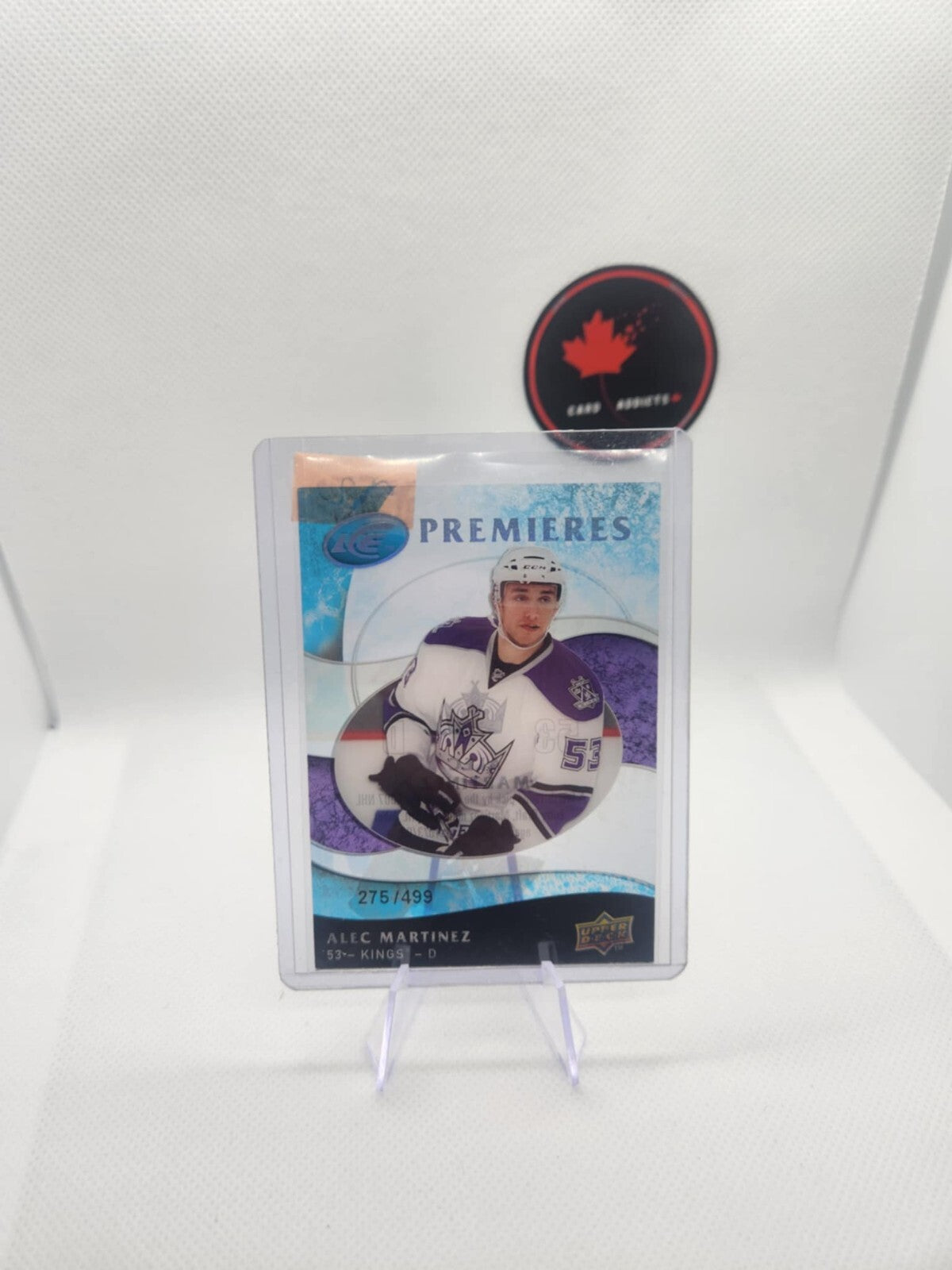 Alec Martinez - Signed 2009-10 Upper Deck Ice Premieres /499 Rookie Card #159