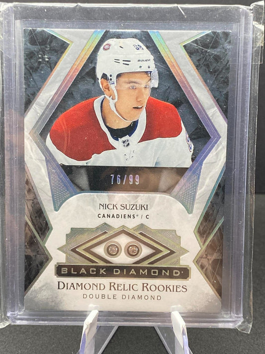 2019-20 Upper Deck Black Diamond Nick Suzuki #BDR-NS /99 Rookie Diamond Relic