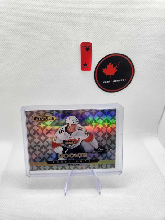 2021-22 Upper Deck Stature Rookie Excellence Anton Lundell #RE-50 Rookie RC