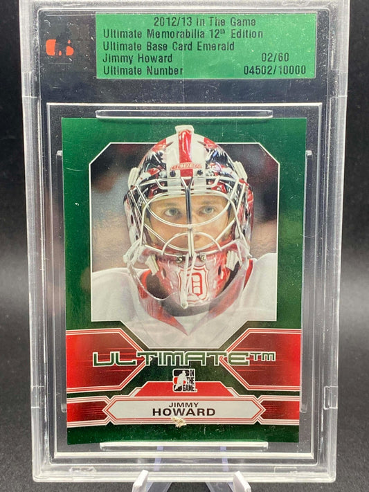 2012 IN THE GAME ULTIMATE MEMORABILIA JIMMY HOWARD BASE CARD EMERALD /60
