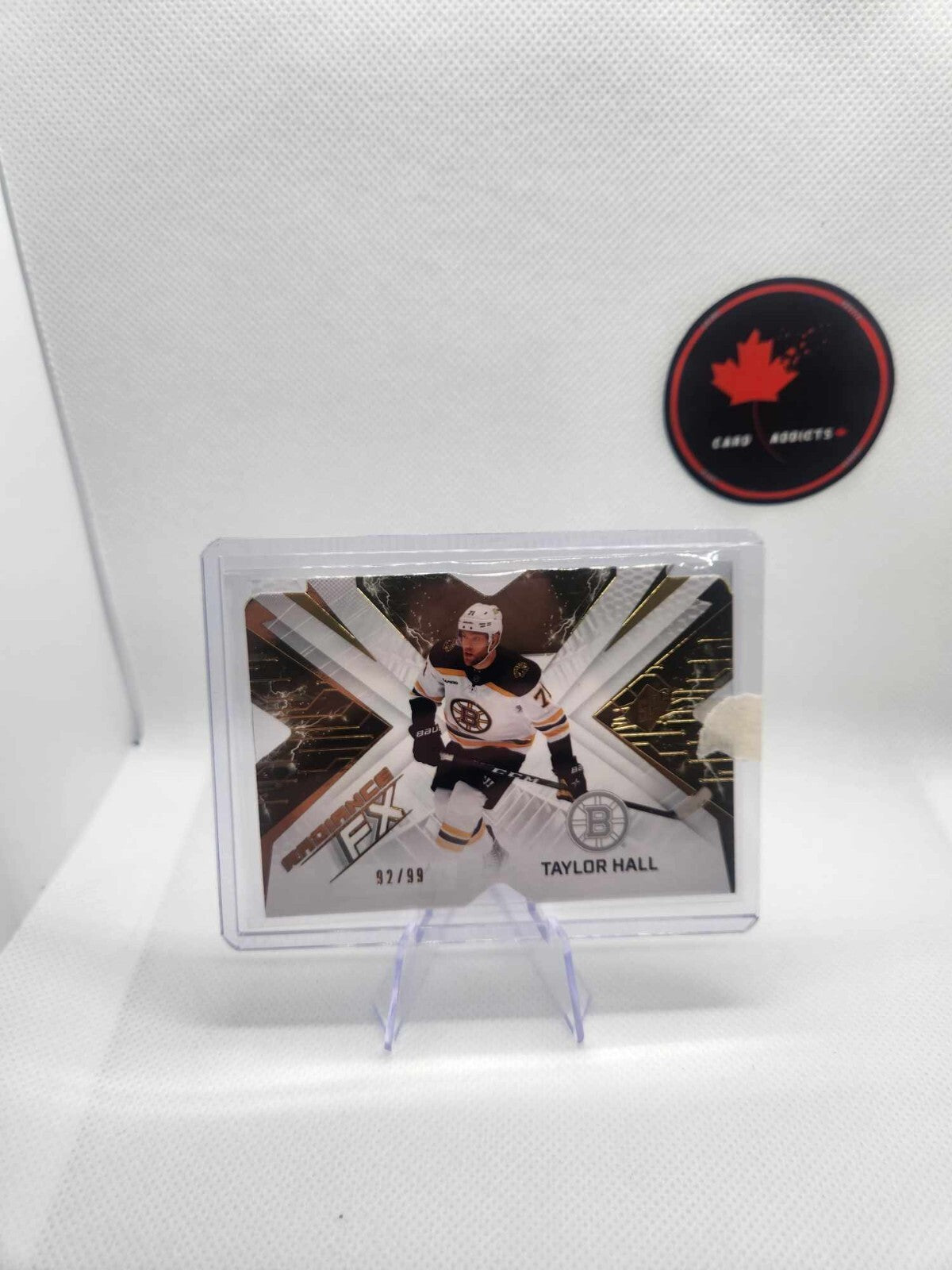 Taylor Hall 2022-23 UD SPX Hockey #RFX-23 Radiance FX /99 - Boston Bruins