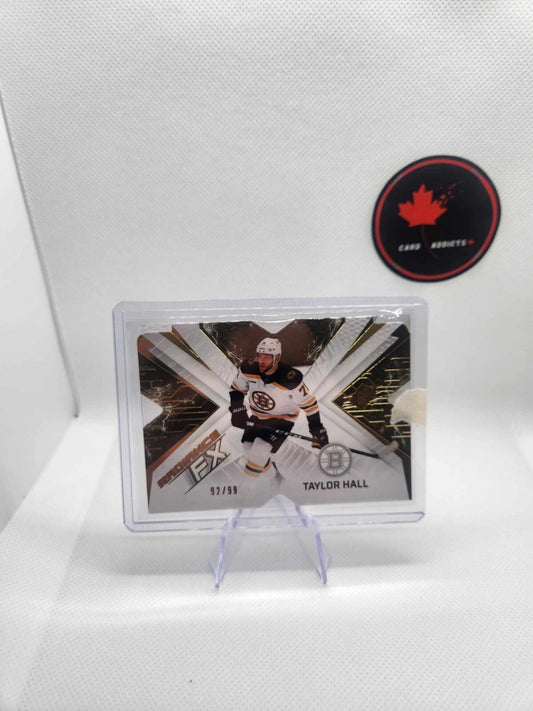 Taylor Hall 2022-23 UD SPX Hockey #RFX-23 Radiance FX /99 - Boston Bruins
