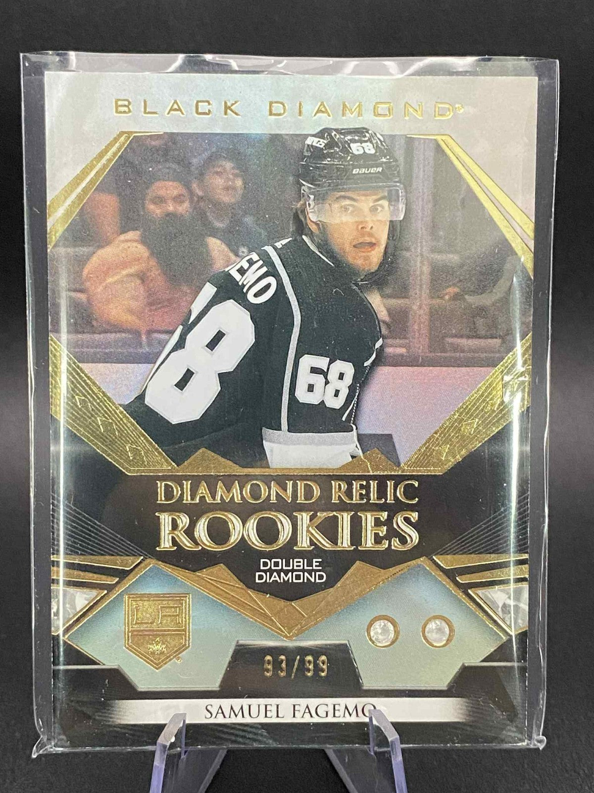 Samuel Fagemo 2022-23 Black Diamond Rookie Relic Double Diamond /99