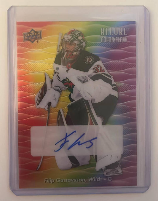 Allure 2023-24 Filip Gustavsson Color Flow Auto Rookie