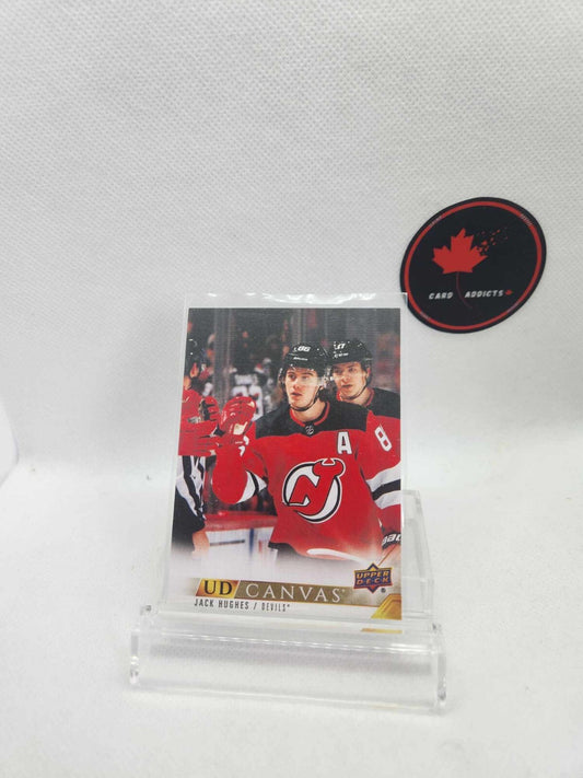 2022-23 Upper Deck Series 1 Canvas Jack Hughes Card# C49