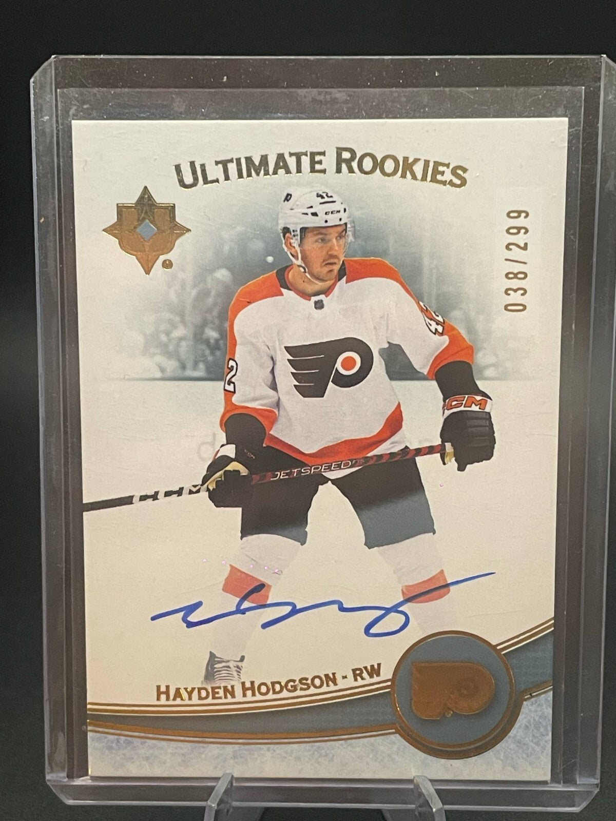 2022-23 UD Ultimate Collection Rookies Auto Hayden Hodgson /299 #183
