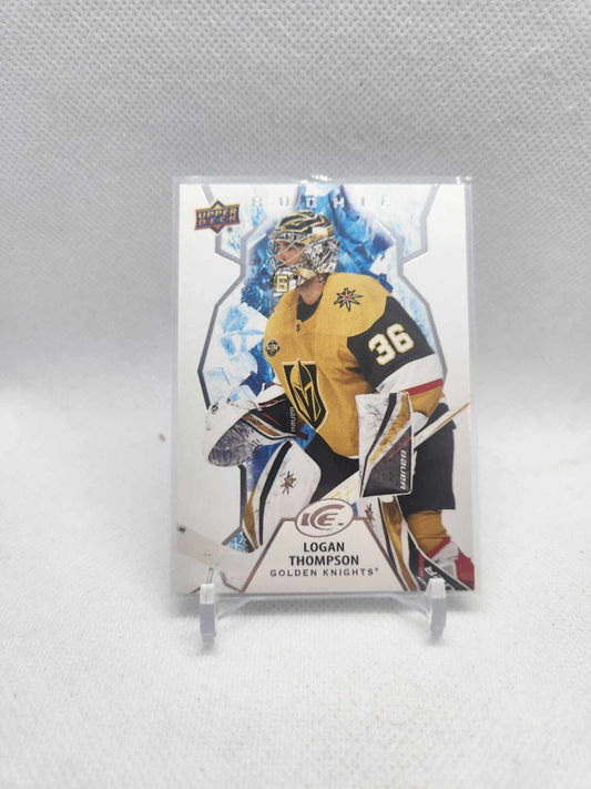 2021-22 Upper Deck UD Ice Base #131 Logan Thompson Rookie Vegas Golden Knights
