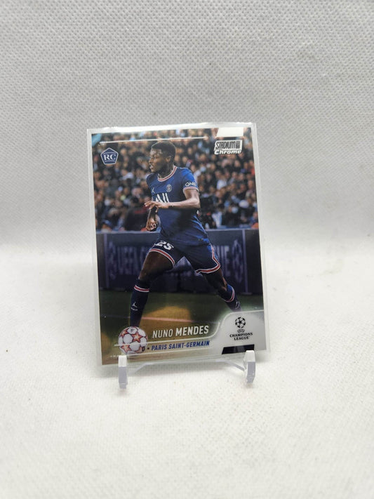 2022 Topps Stadium Club Chrome UCL Nuno Mendes Rookie Paris Saint-German #25