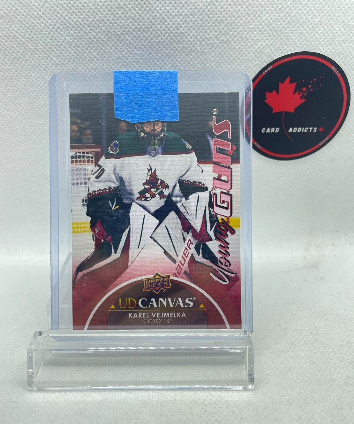 2021-22 UPPER DECK CANVAS KAREL VEJMELKA YOUNG GUNS