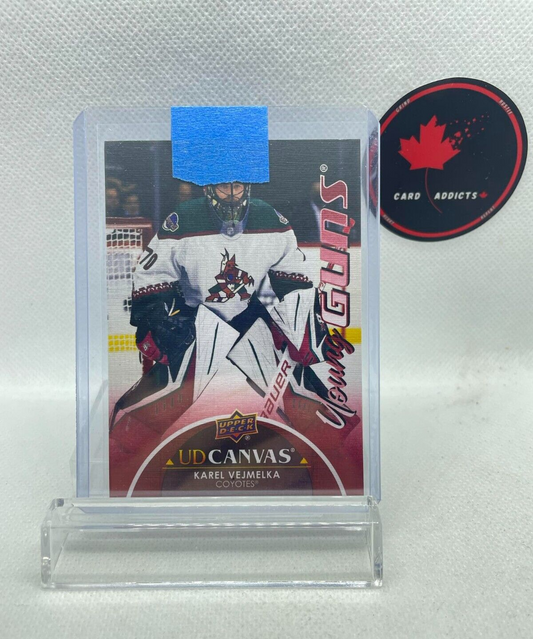 2021-22 UPPER DECK CANVAS KAREL VEJMELKA YOUNG GUNS