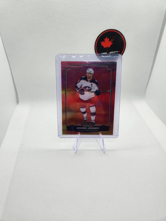 2022-23 O-Pee-Chee Platinum Boone Jenner Sunset #136 Columbus Blue Jackets