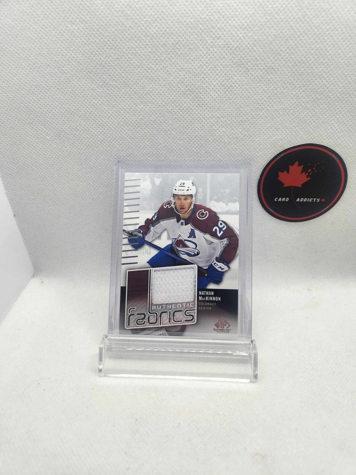 2022-23 SP Game Used Authentic Fabrics Nathan MacKinnon Jersey #af-nm