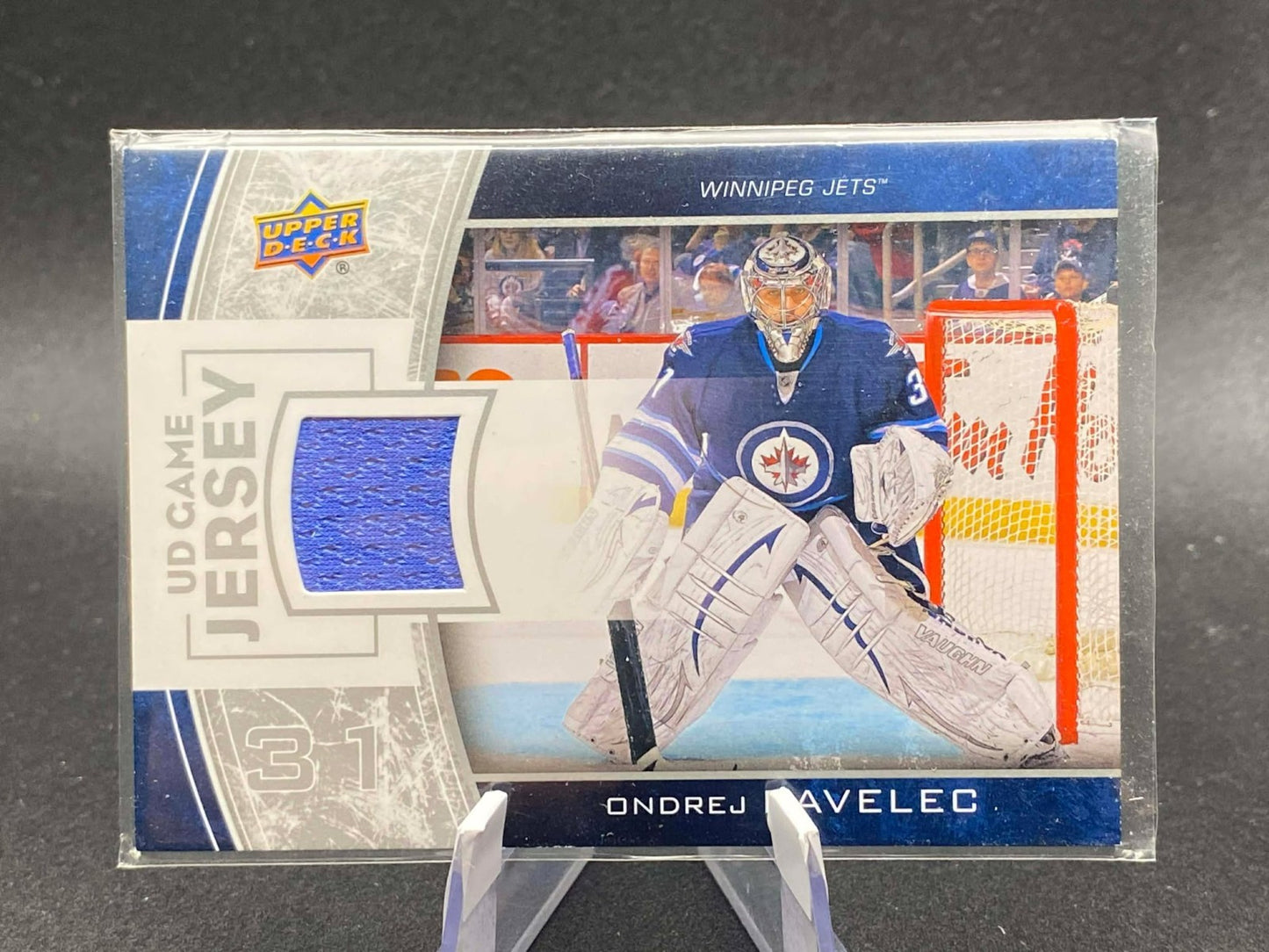 2013-14 Upper Deck UD Game Jersey Series 1 Ondrej Pavelec #GJ-OP