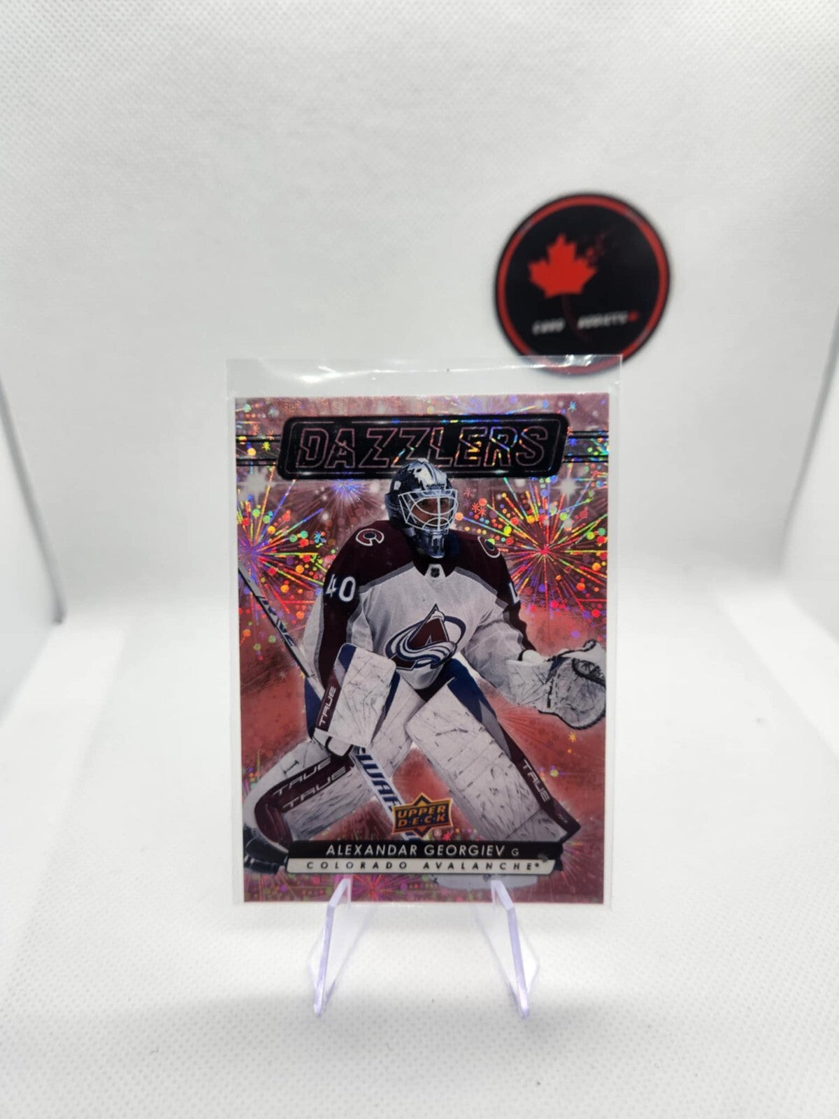 Alexandar Georgiev 2023-24 Upper Deck Dazzlers Dz-41 Pink
