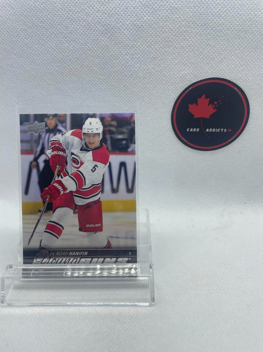 Noah Hanifin Young Guns Rookie 15-16 UD #499 Carolina Vegas RC 4 Available!