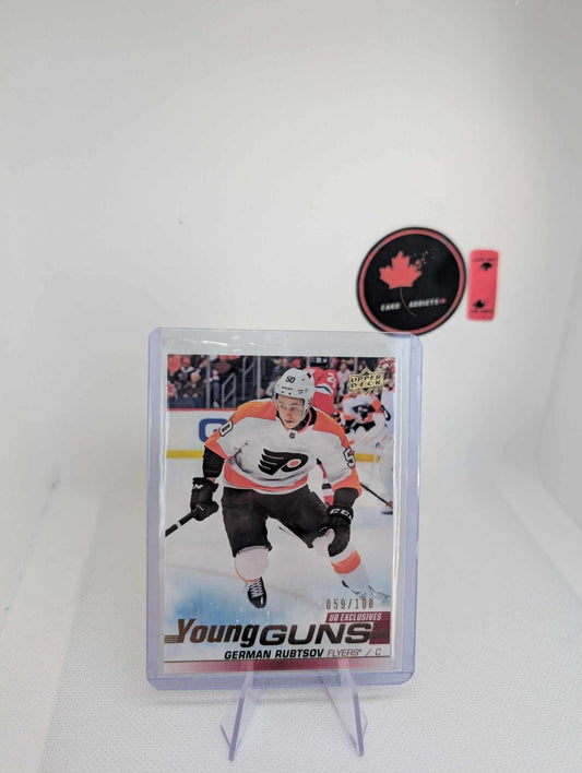2019-20 Upper Deck Hockey German Rubtsov Young Guns Exclusives /100 #486 Hockey