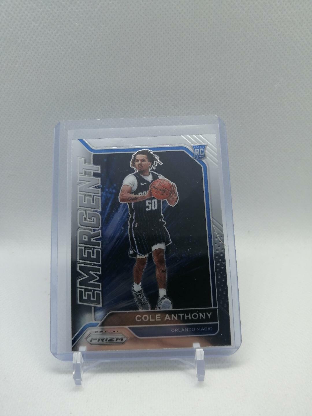 2020-21 Panini Prizm Basketball Cole Anthony #21 RC Emergent Insert Magic NBA