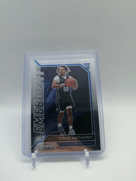 2020-21 Panini Prizm Basketball Cole Anthony #21 RC Emergent Insert Magic NBA
