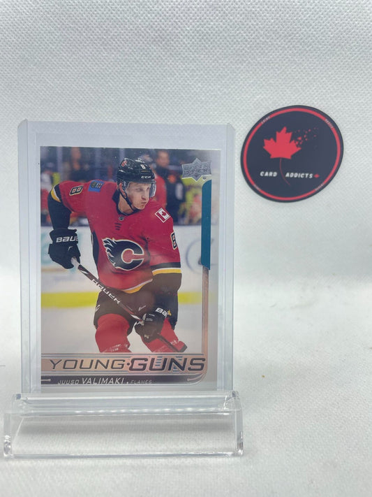 2018-19 UD Young Guns Rookie #477 Juuso Valimaki Calgary Flames 5 Available!