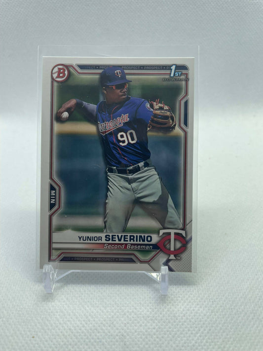 2021 Bowman Yunior Severino 1st Bowman card Twins