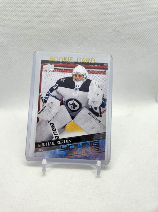 2020-21 Upper Deck Young Guns Rookie #242 Mikhail Berdin YG RC Winnipeg Jets