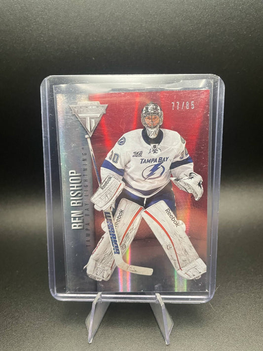 13-14 PANINI TITANIUM DRAFT POSITION PARALLEL BEN BISHOP /85 #6