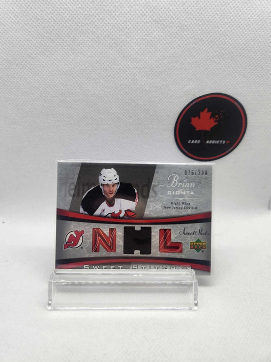 2006-07 UD Sweet Shot Sweet Stiches Brian Gionta /200