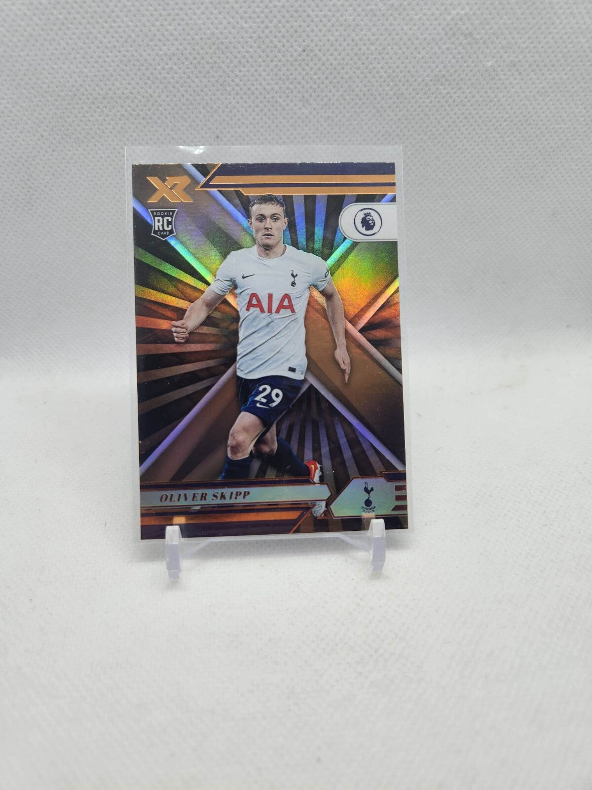 2021-22 Panini Chronicles XR PREMIER LEAGUE Oliver Skipp Rookie RC #133!