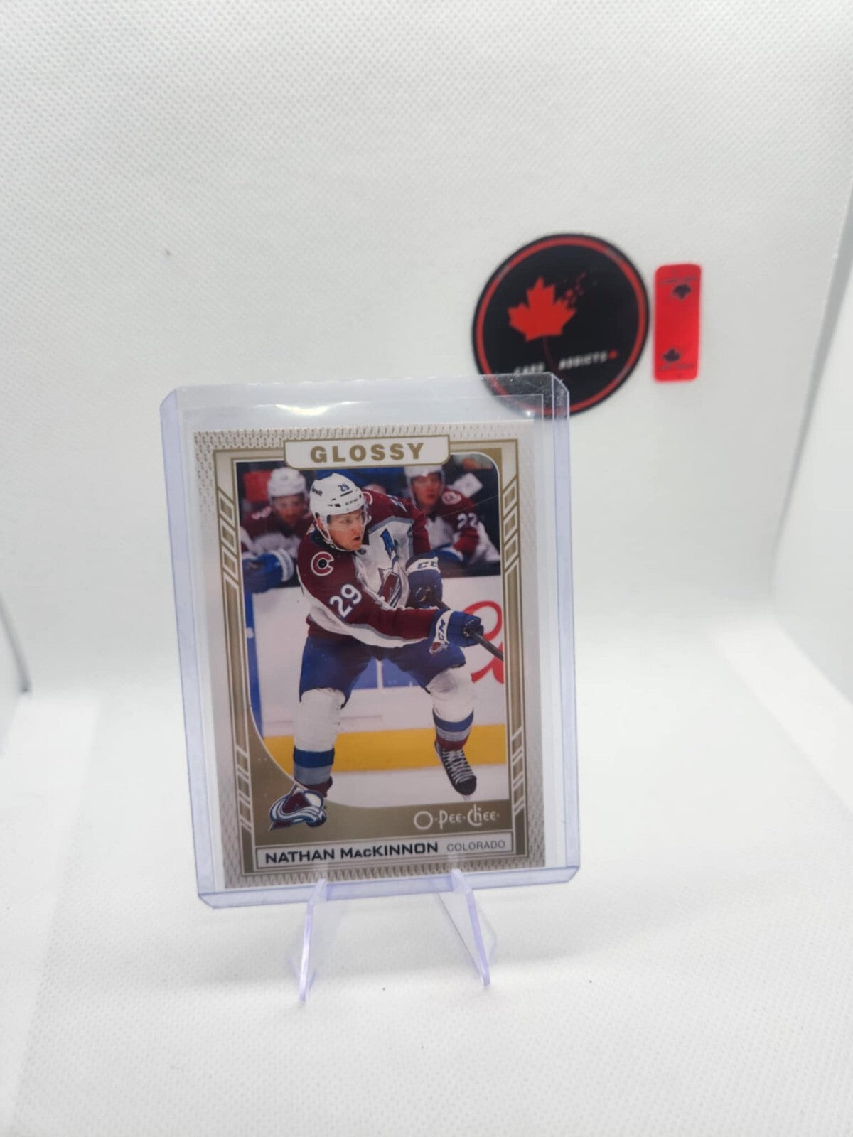 2024-25 UD SERIES 1 - OPC UPDATE NATHAN MACKINNON GLOSSY GOLD PARALLEL #OG-25