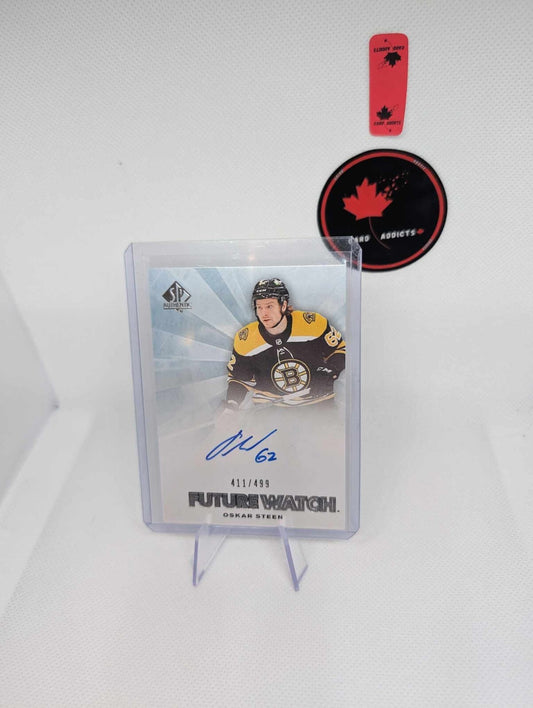 2021-22 SP Authentic Retro Future Watch Auto Oskar Steen /499 ROOKIE AUTO