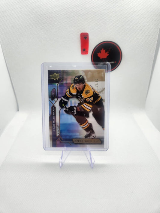 2021-22 Upper Deck Premier Gold Brad Marchand /65 #28 Boston Bruins