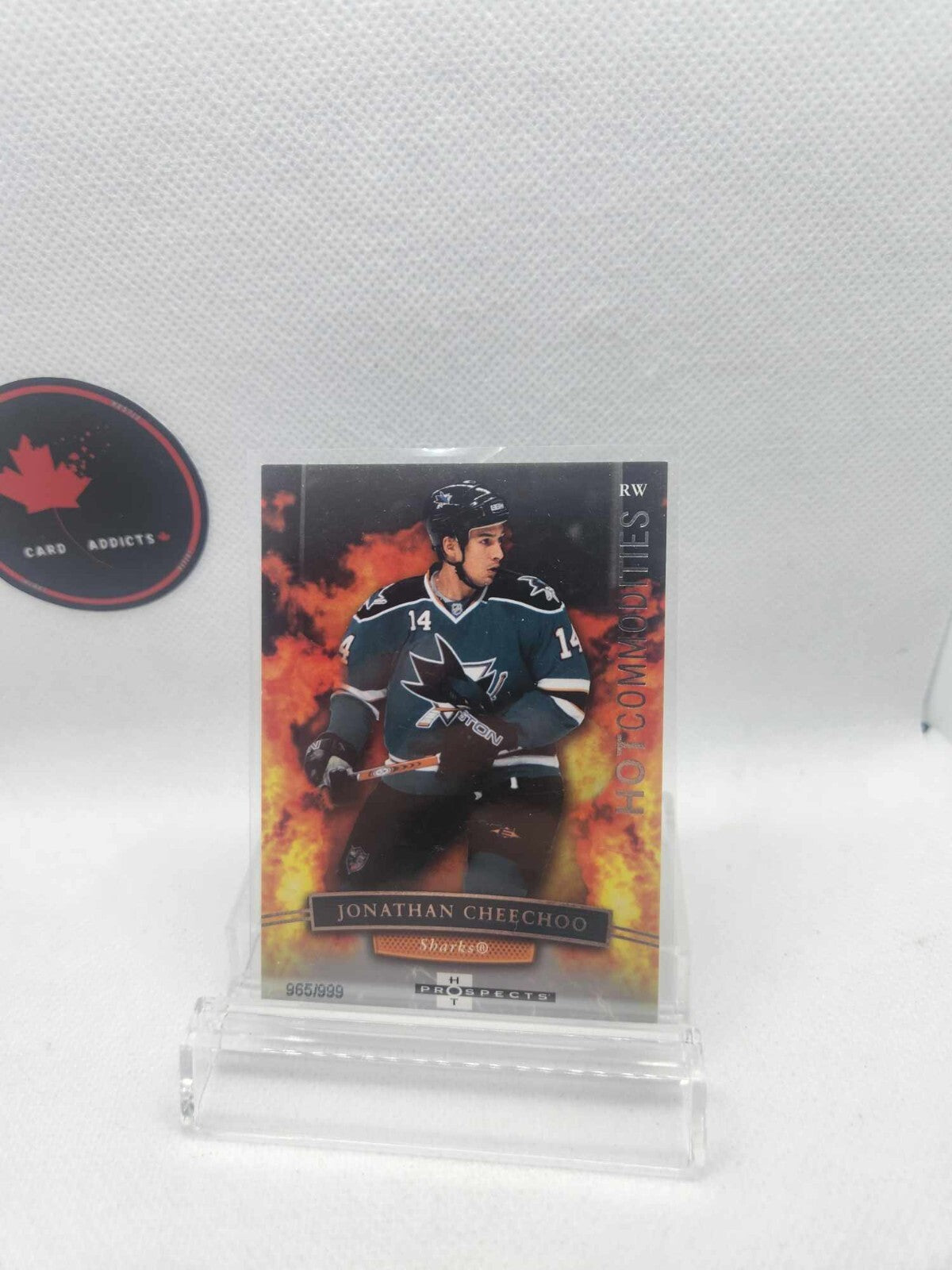 Jonathan Cheechoo 2007-08 Fleer Ultra Hot Prospects Hot Commodities #124 /999