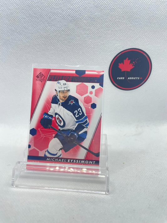 2022-23 SP Authentic Future Watch Limited Red #138 Michael Eyssimont Jets