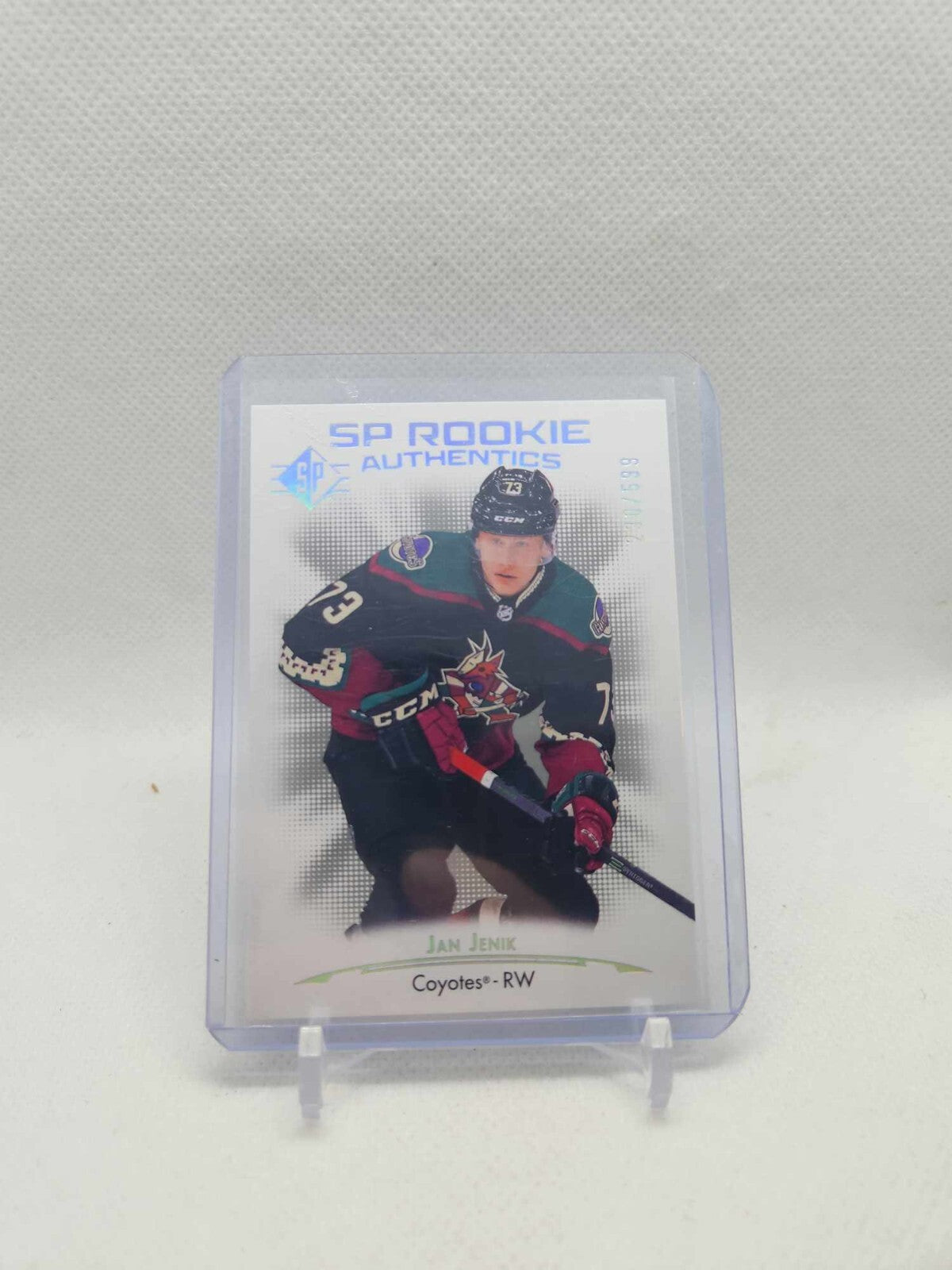 2021-22 SP Retail Authentics Silver Spectrum /599 Jan Jenik #130 Rookie RC