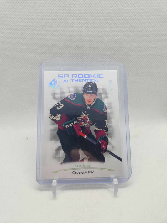 2021-22 SP Retail Authentics Silver Spectrum /599 Jan Jenik #130 Rookie RC