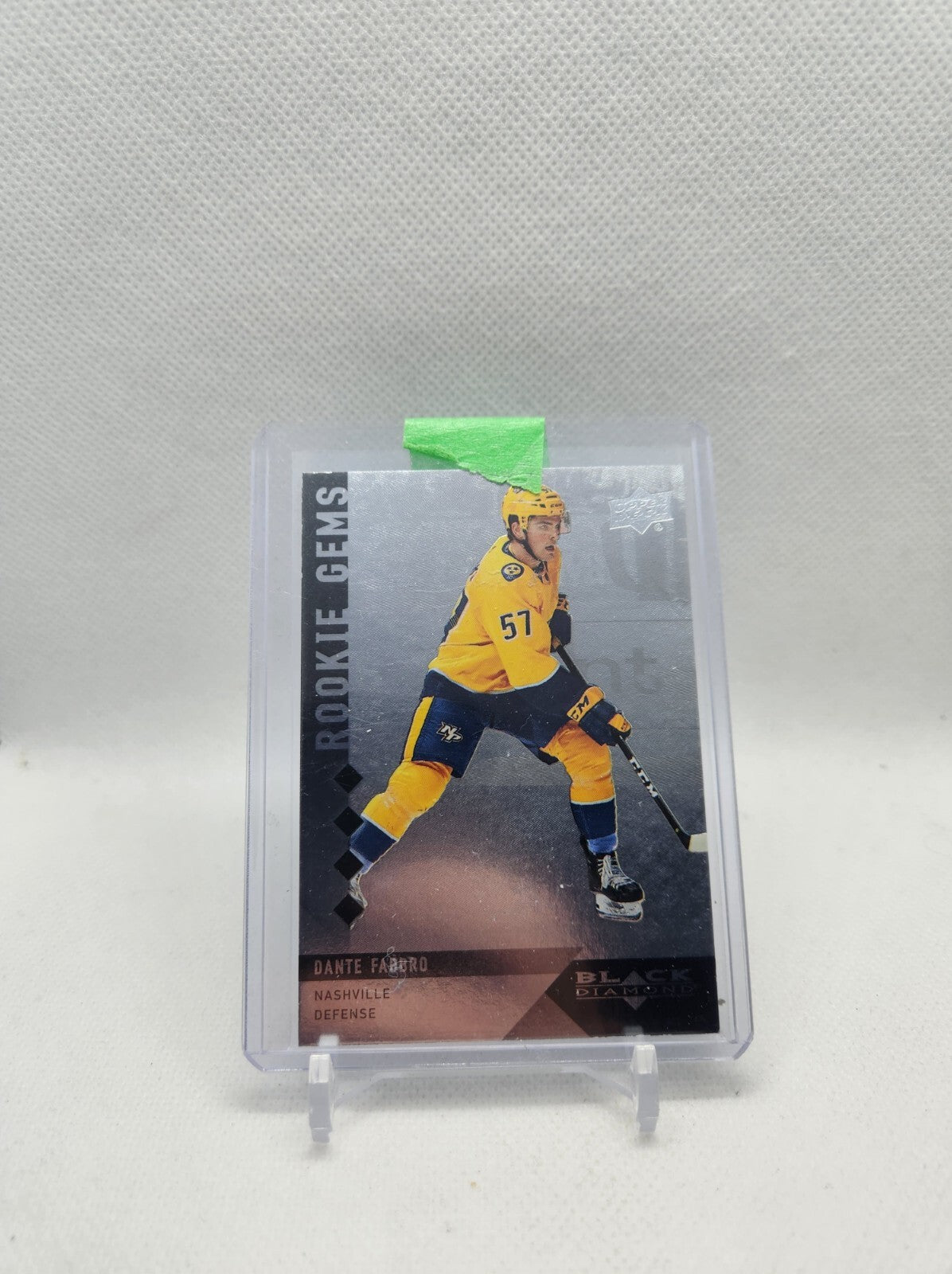 2019-20 UD Black Diamond Dante Fabbro Rookie Gems Retro Foil /99 - #09-DF (2)