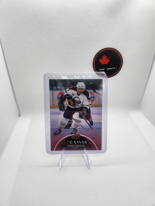 2021-22 UD Canvas Retired Pierre Turgeon Buffalo Sabres #C247