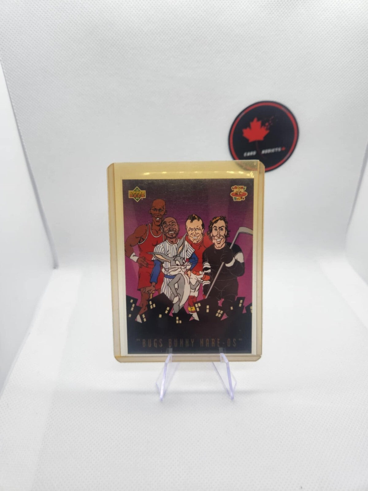 1993 UPPERDECK " BUGS BUNNY HARE-O'S " # BBH5 MICHAEL JORDAN , WAYNE GRETZKY ,