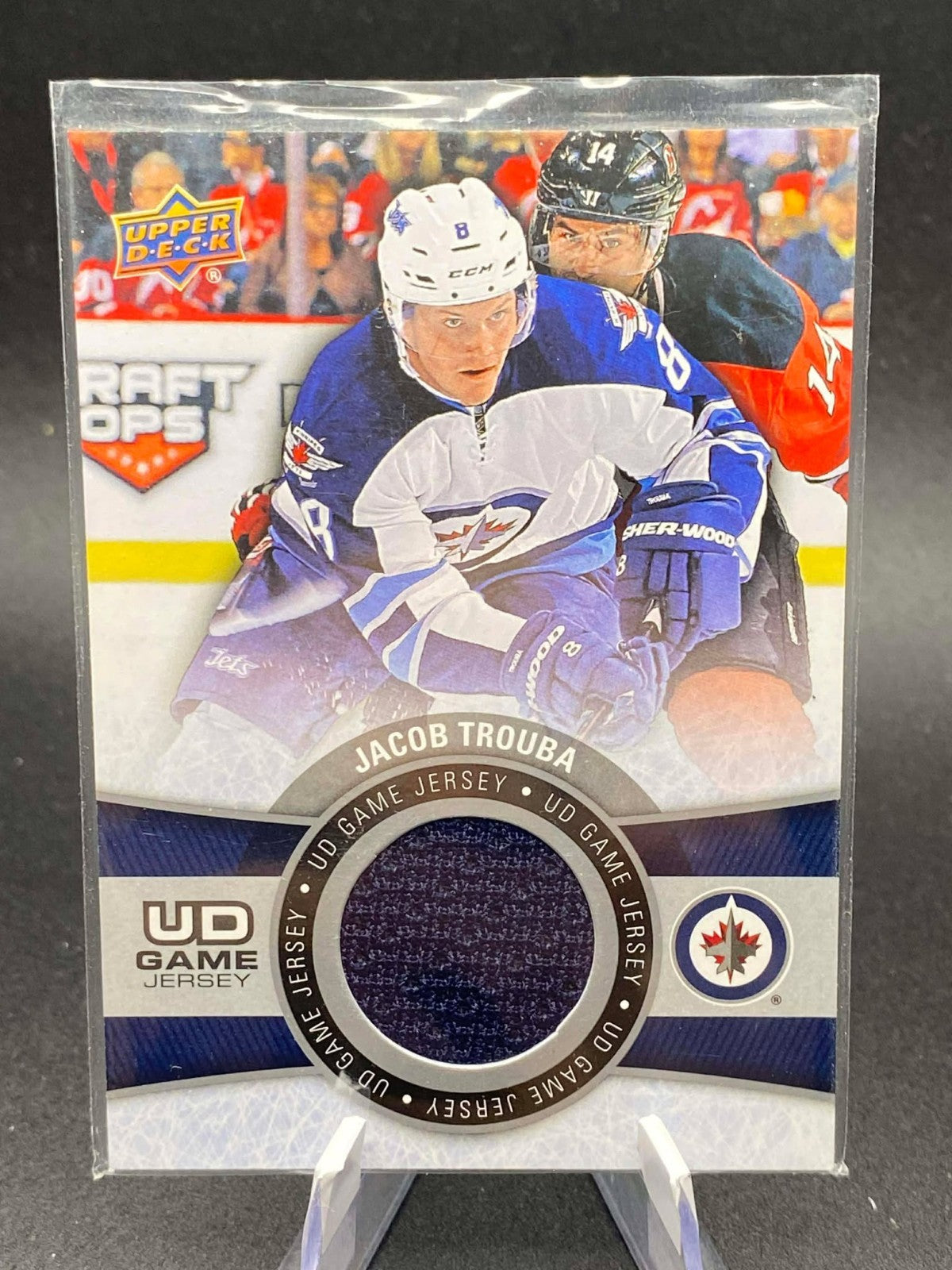 15/16 UD UPPER DECK JACOB TROUBA GAME USED JERSEY