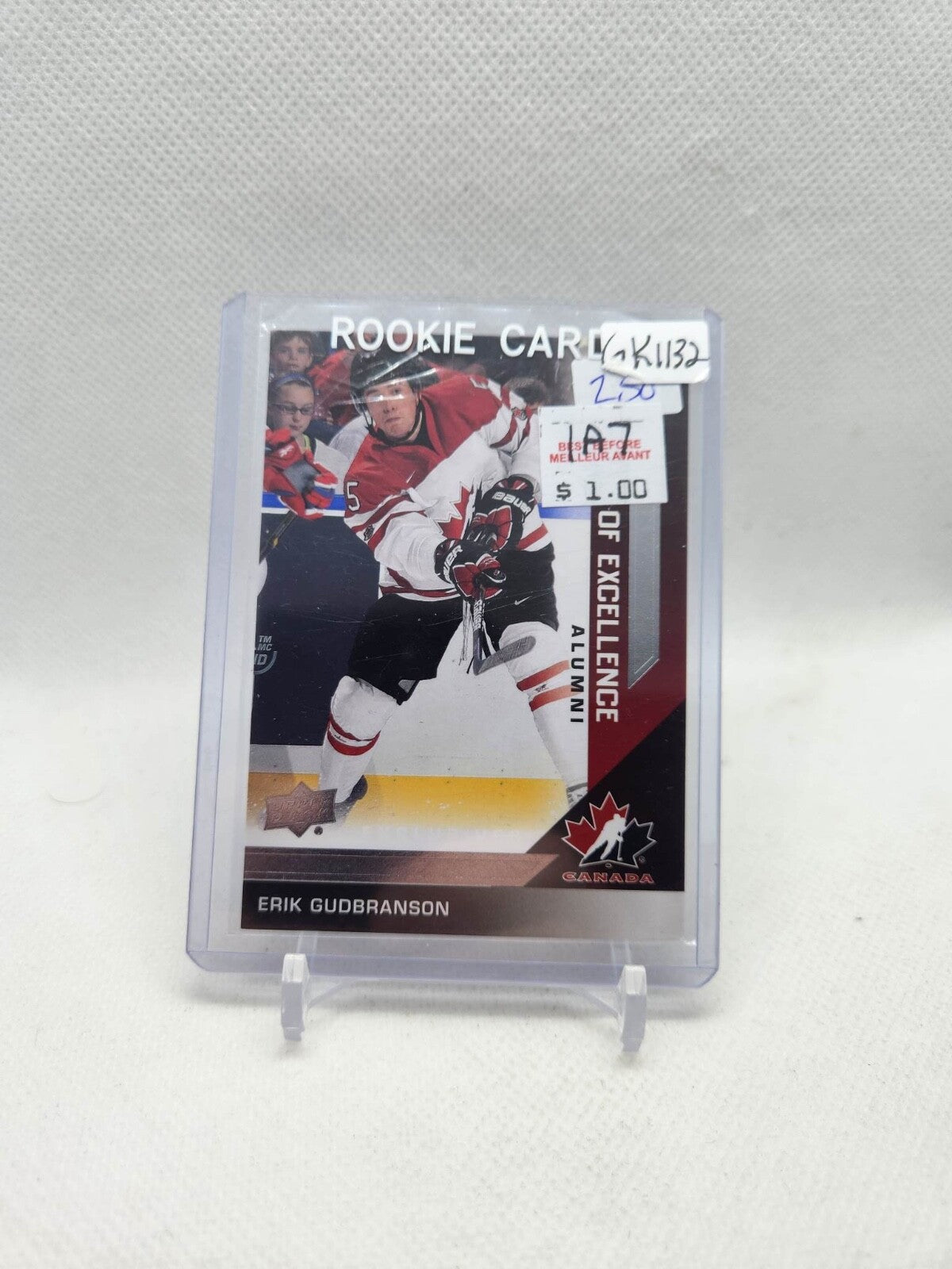 2013 Upper Deck Team Canada Program of Excellence Alumni Erik Gudbranson #212