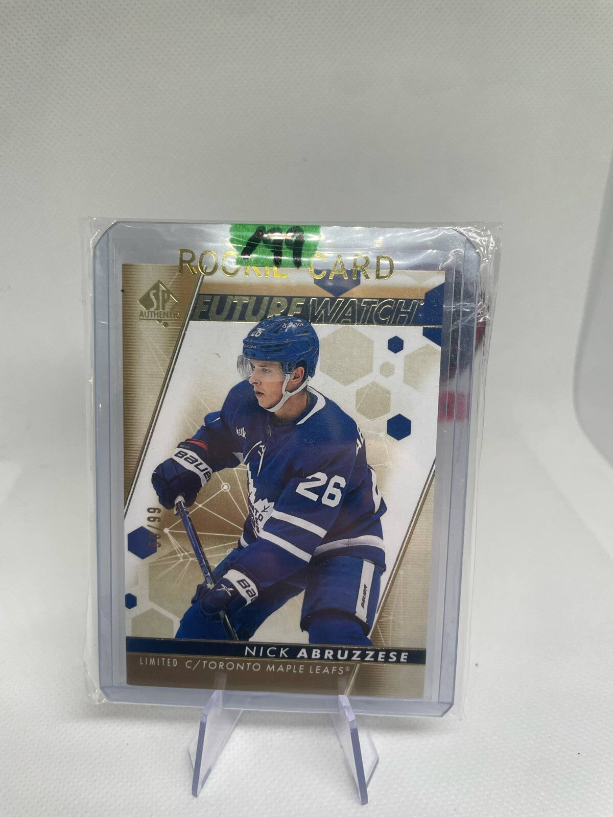 2022-23 SP Authentic Future Watch #127 NICK ABRUZZESE Limited Gold /99